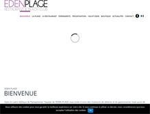 Tablet Screenshot of edenplage.com